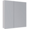 Шкаф зеркальный LEMARK UNIVERSAL 80х80 см 2-х дверный, цвет корпуса белый глянец LM80ZS-U