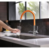 Смеситель LEMARK COMFORT LM3075C-Orange для кухни с подключением к фильтру